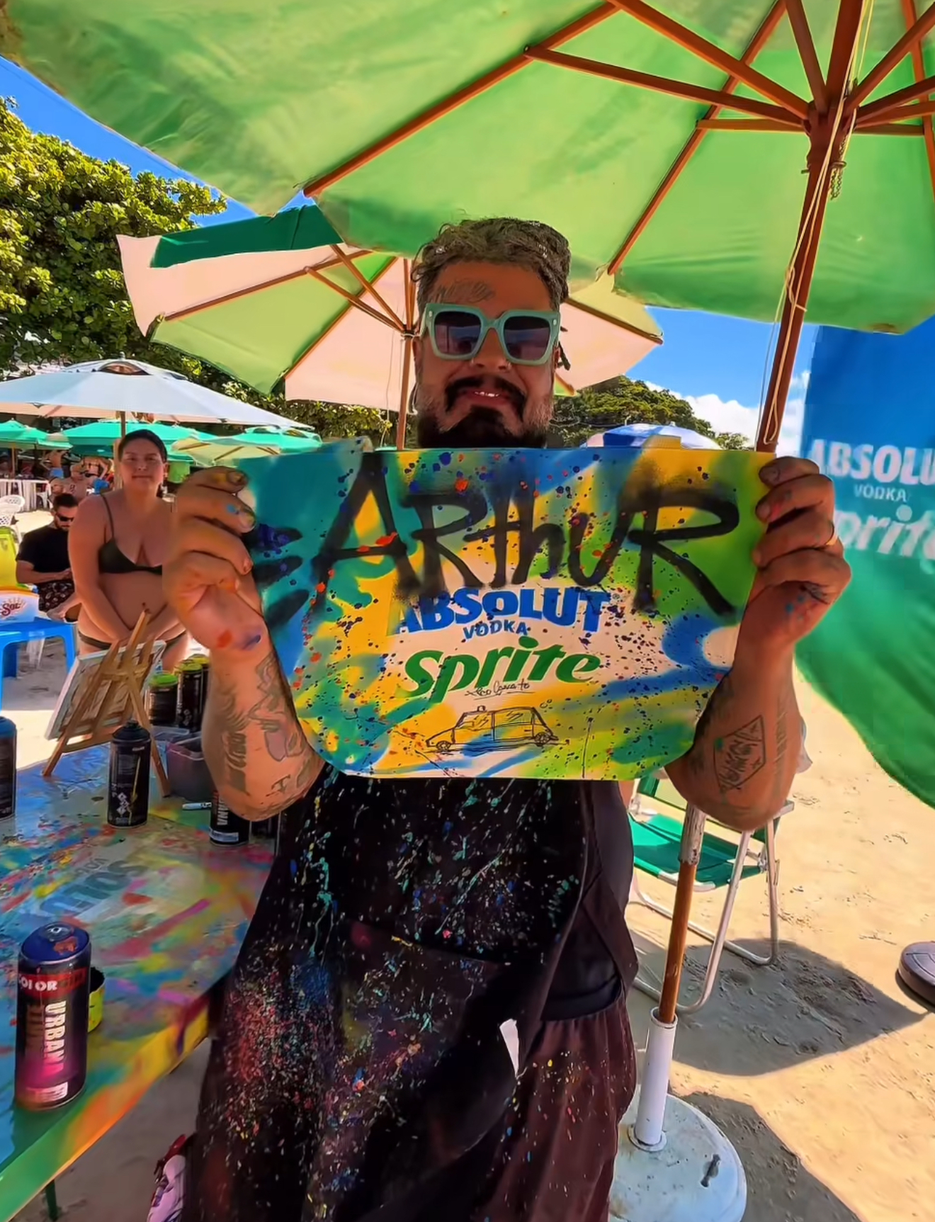 Ação Absolut Vodka Sprite